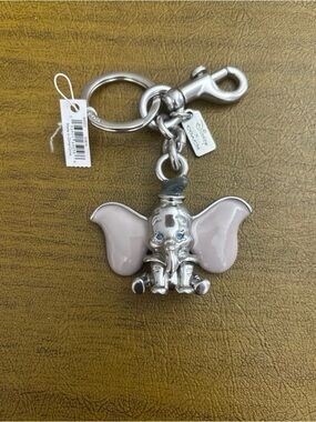 Coach Disney Dumbo Metal Keychain Bag Charm New 88551
